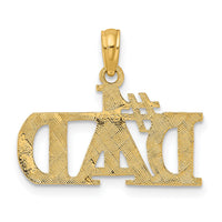 14k #1 DAD Charm-C3024