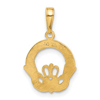 14k Claddagh Charm-C3035