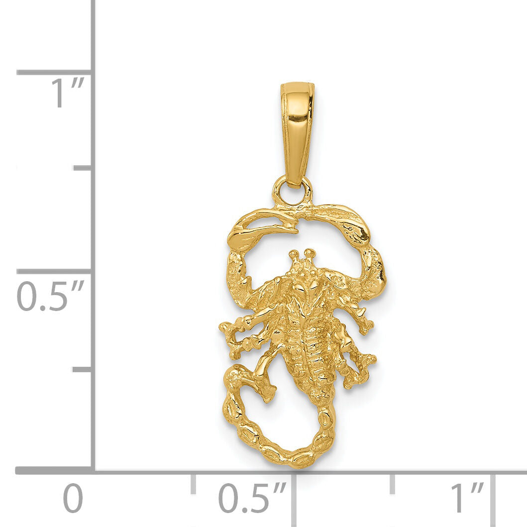 14k Scorpion Charm-C3049