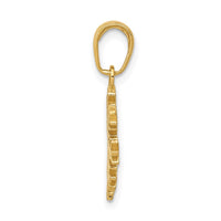 14k Snowflake Pendant-C3062