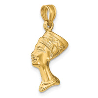 14k 3-D Nefertiti Pendant-C3068