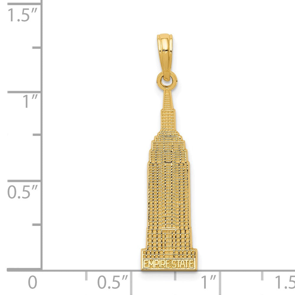 14k EMPIRE STATE Building Pendant-C3081