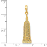 14k EMPIRE STATE Building Pendant-C3081