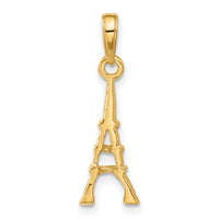 14k Eiffel Tower Pendant-C3084
