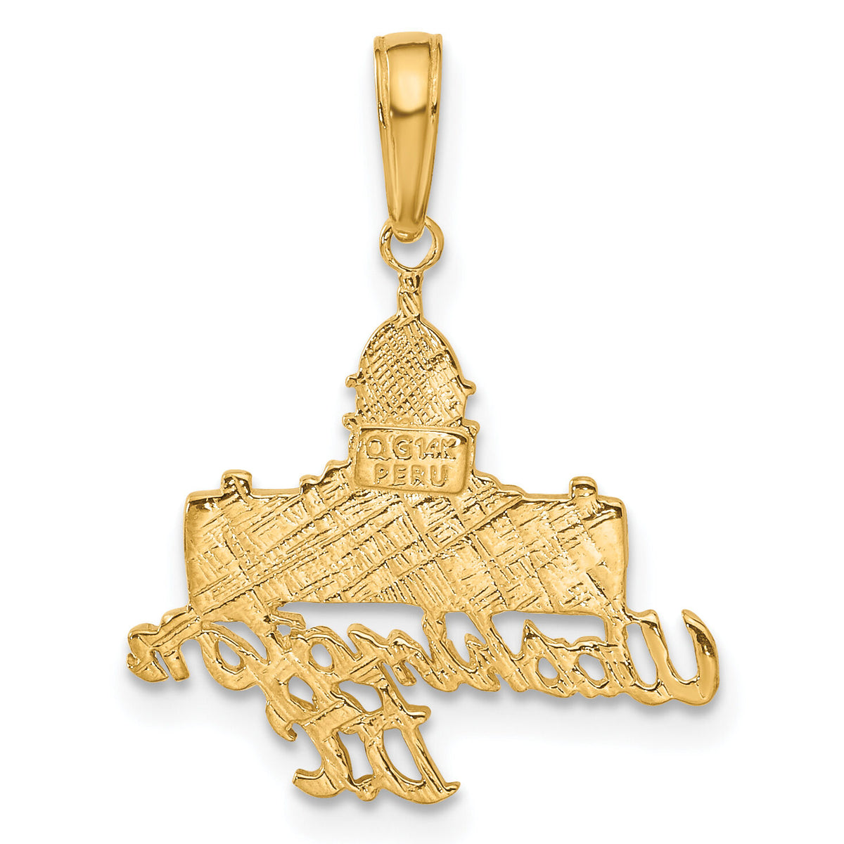 14k WASHINGTON D.C. Capitol Building Pendant-C3097