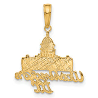 14k WASHINGTON D.C. Capitol Building Pendant-C3097
