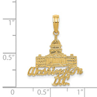 14k WASHINGTON D.C. Capitol Building Pendant-C3097