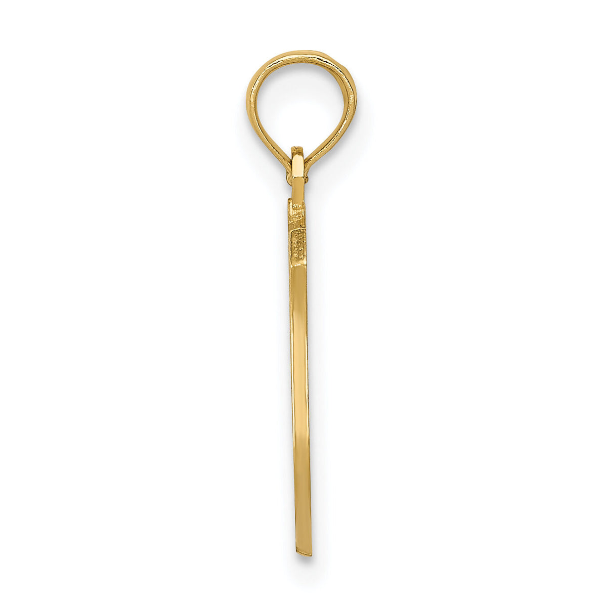 14k POLICE Badge Pendant-C3099