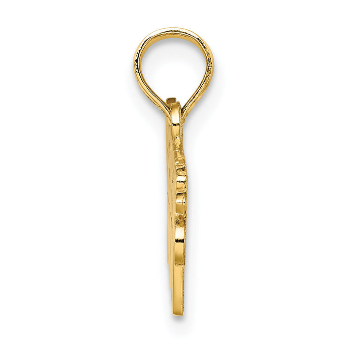 14k POLICE OFFICER'S MOM Charm-C3100
