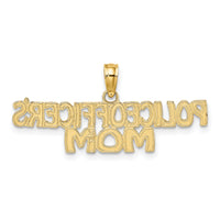 14k POLICE OFFICER'S MOM Charm-C3100