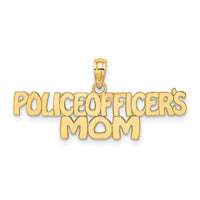 14k POLICE OFFICER'S MOM Charm-C3100