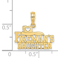 14k FIREMAN'S DAUGHTER Charm-C3101