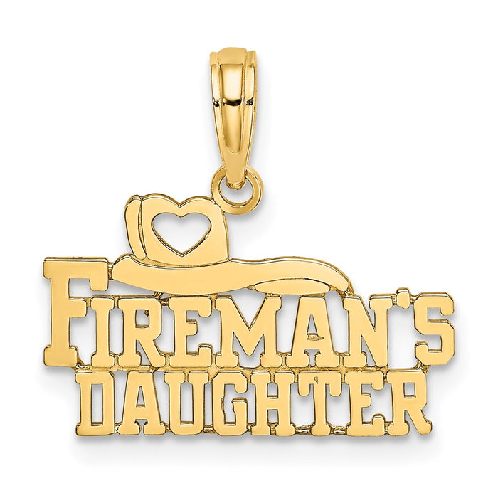 14k FIREMAN'S DAUGHTER Charm-C3101