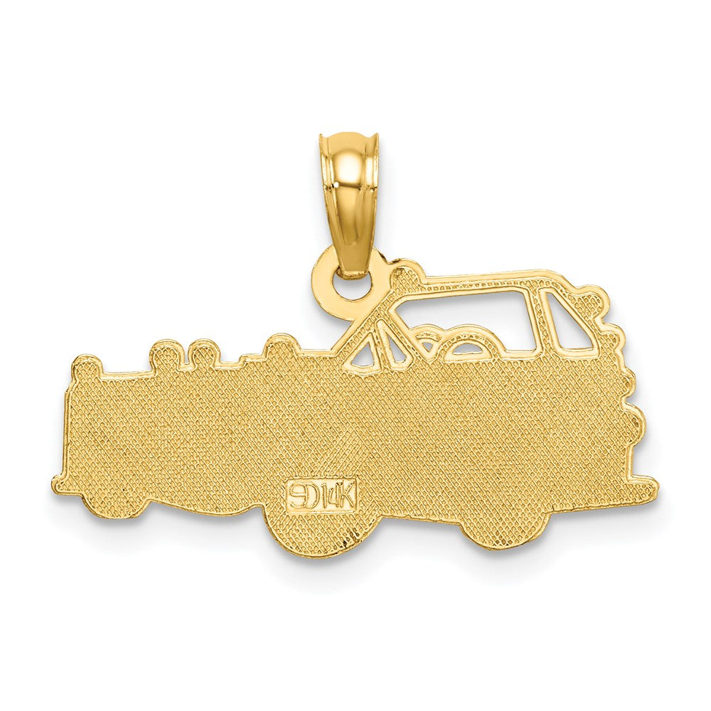 14k Fire Truck Charm-C3103