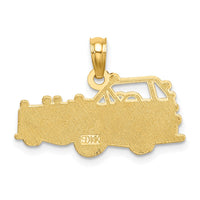14k Fire Truck Charm-C3103