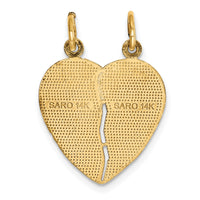 14k Break-apart diamond cut FROM MY HEART DIRECT TO YOURS Charm-C311