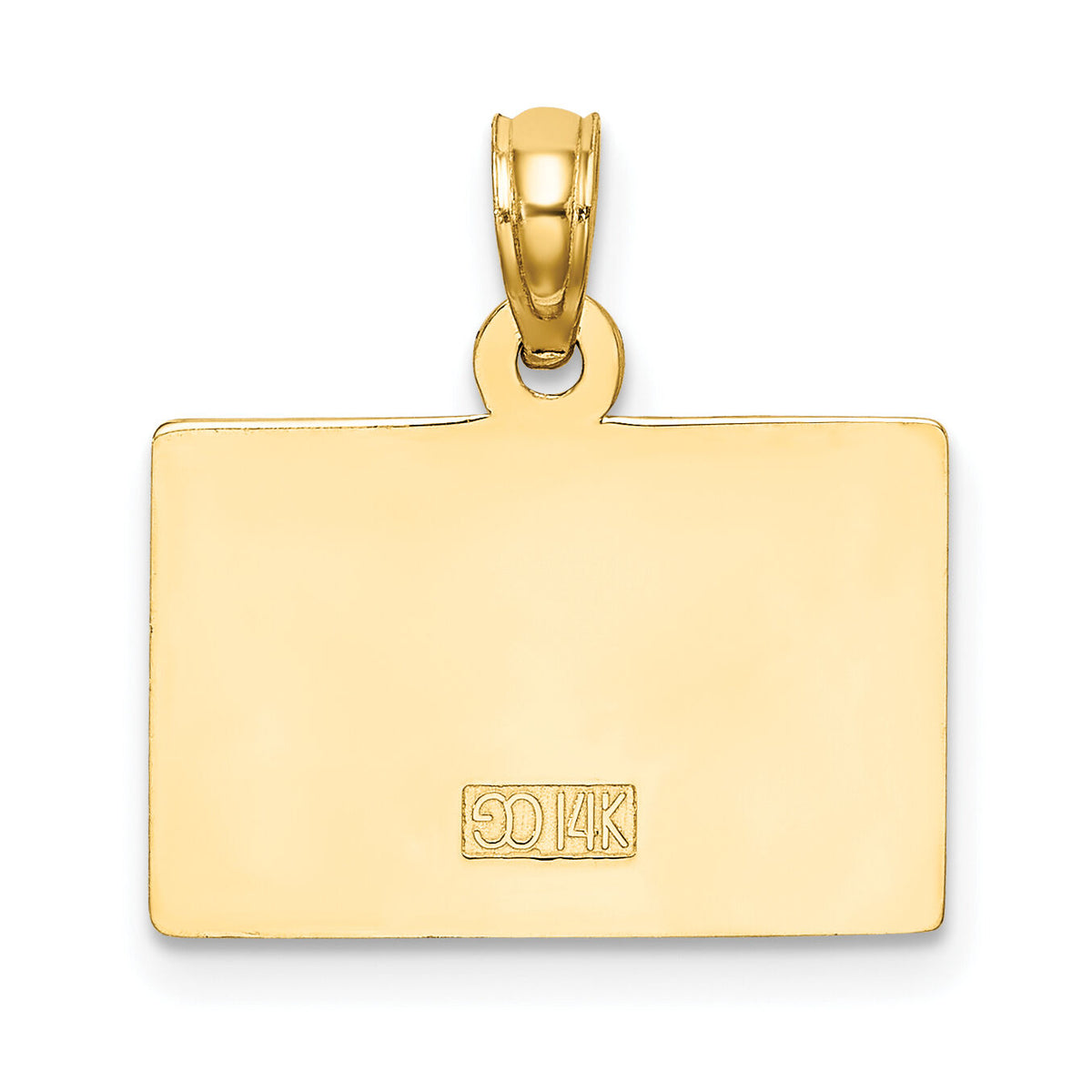 14k #1 TEACHER Charm-C3119