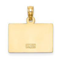 14k #1 TEACHER Charm-C3119