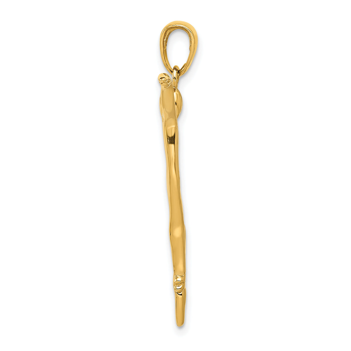 14k Ballet Dancer Pendant-C3126