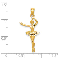 14k Ballerina Pendant-C3127