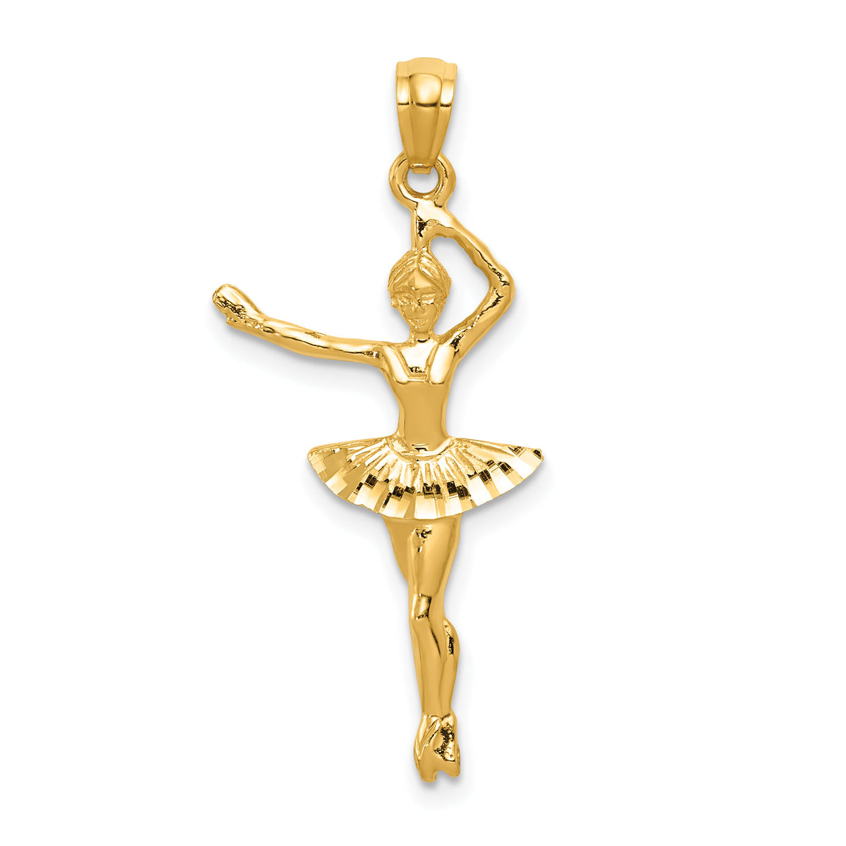 14k Ballerina Pendant-C3127