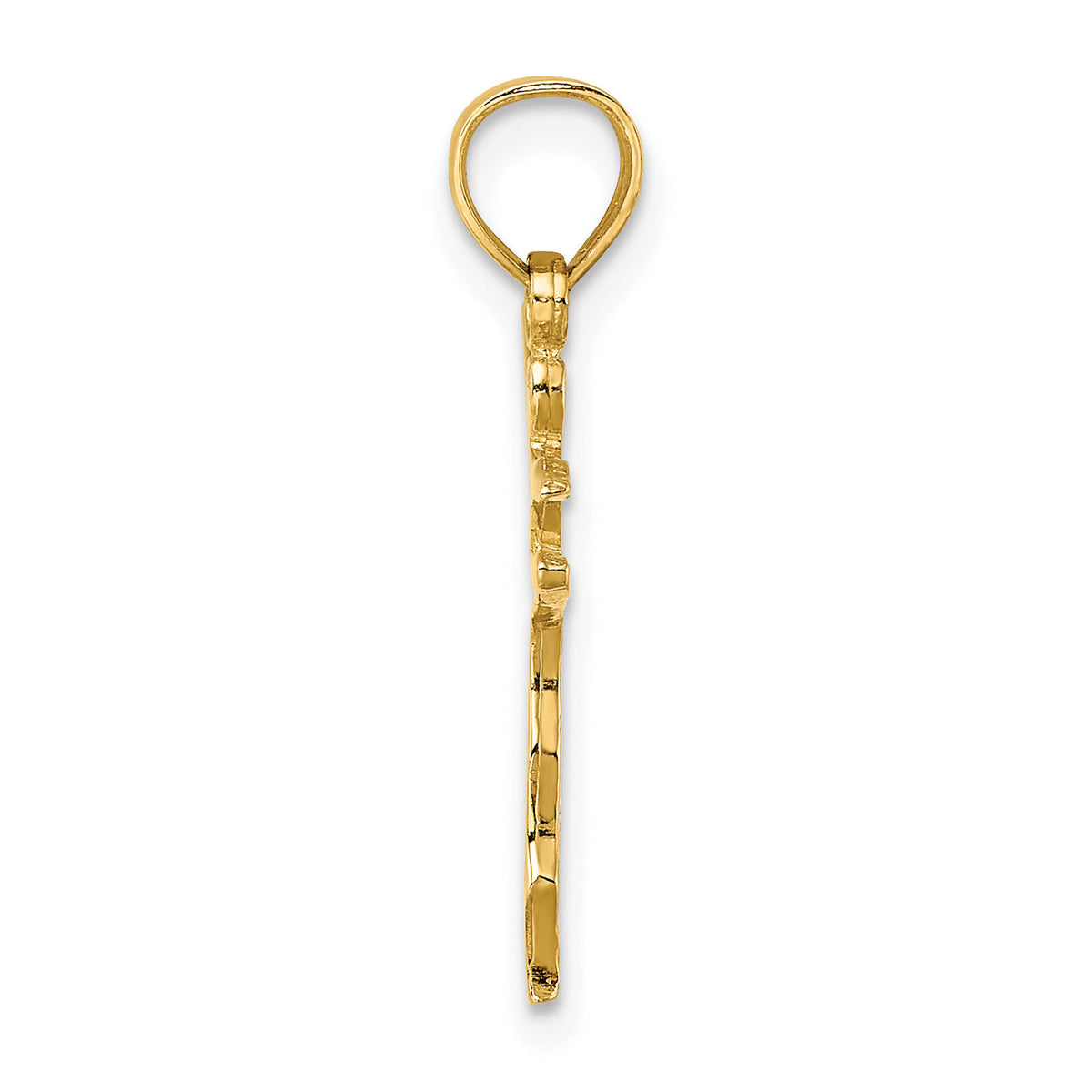14k Polished Dancer Charm-C3129