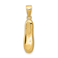 14k 3-D Ballet Slipper Pendant-C3131