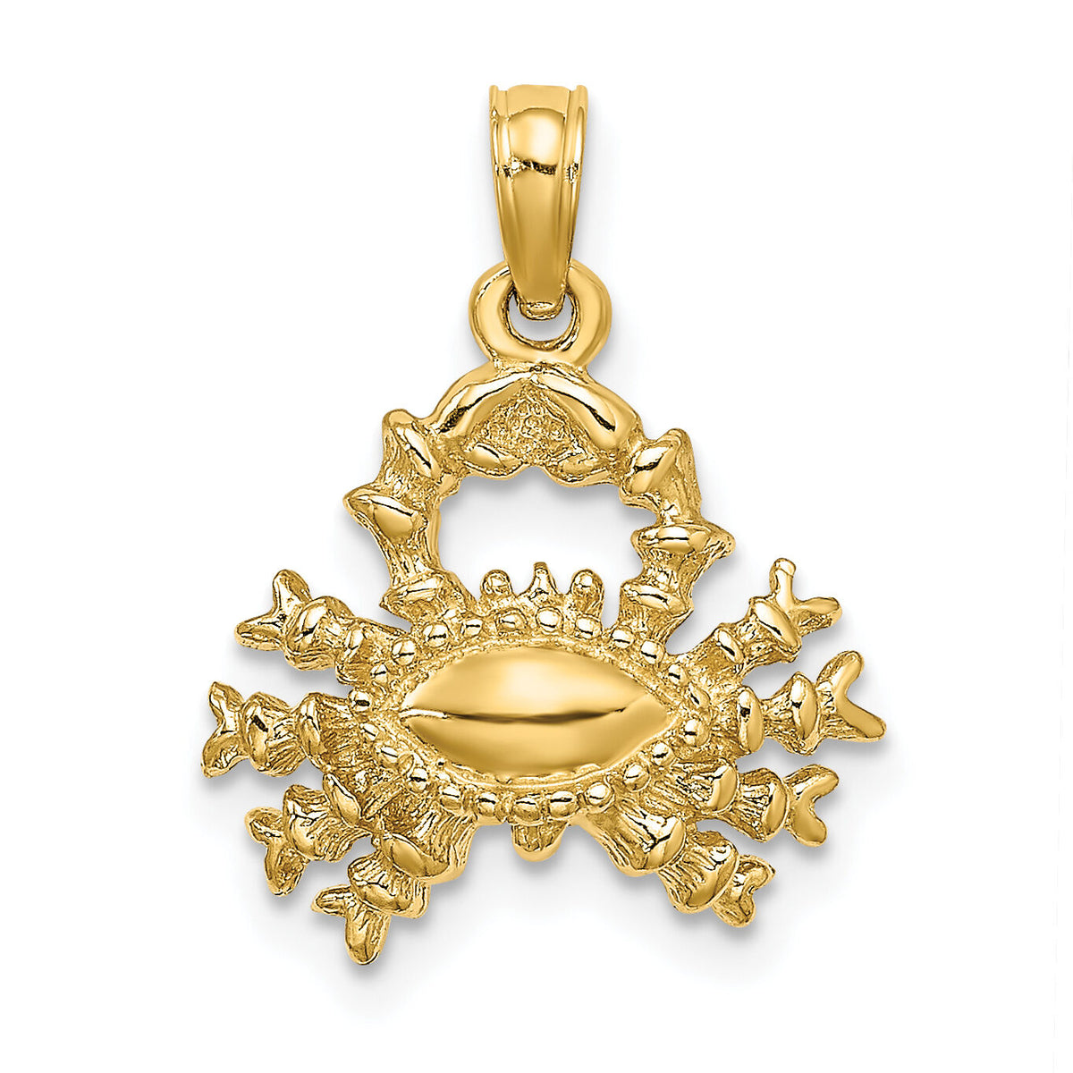 14k 3-D Cancer Zodiac Charm-C3146