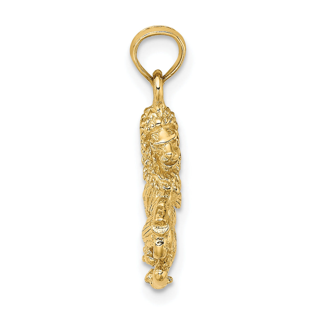 14k 3-D Leo Zodiac Charm-C3147