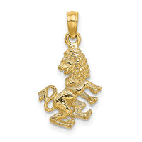 14k 3-D Leo Zodiac Charm-C3147