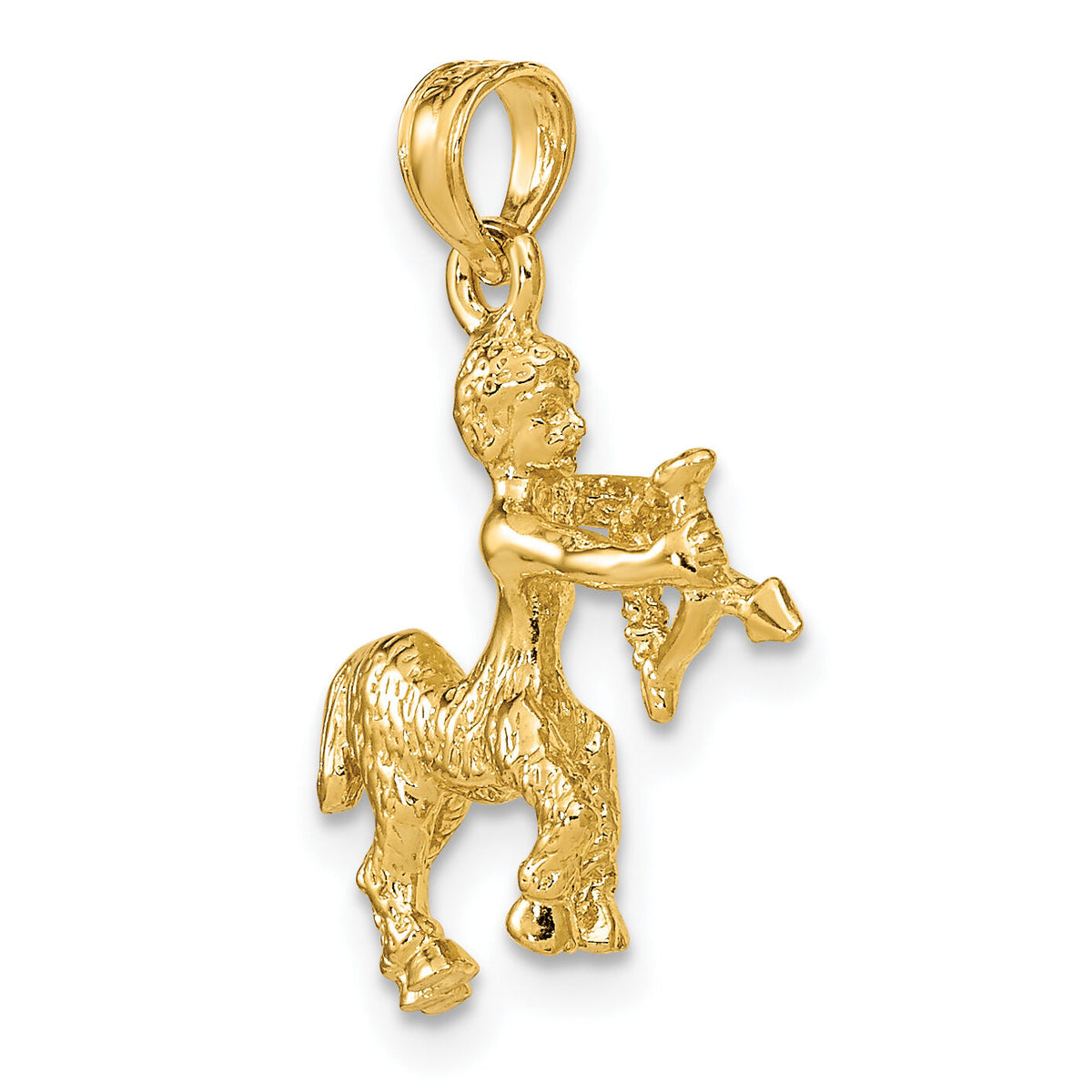 14k 3-D Sagittarius Zodiac Charm-C3151
