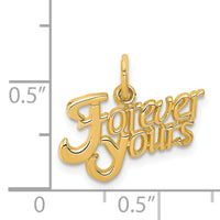 14K FOREVER YOURS Charm-C316