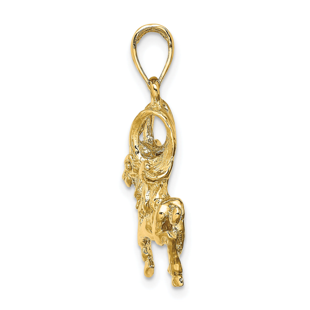 14k Large Aries Zodiac Charm-C3167