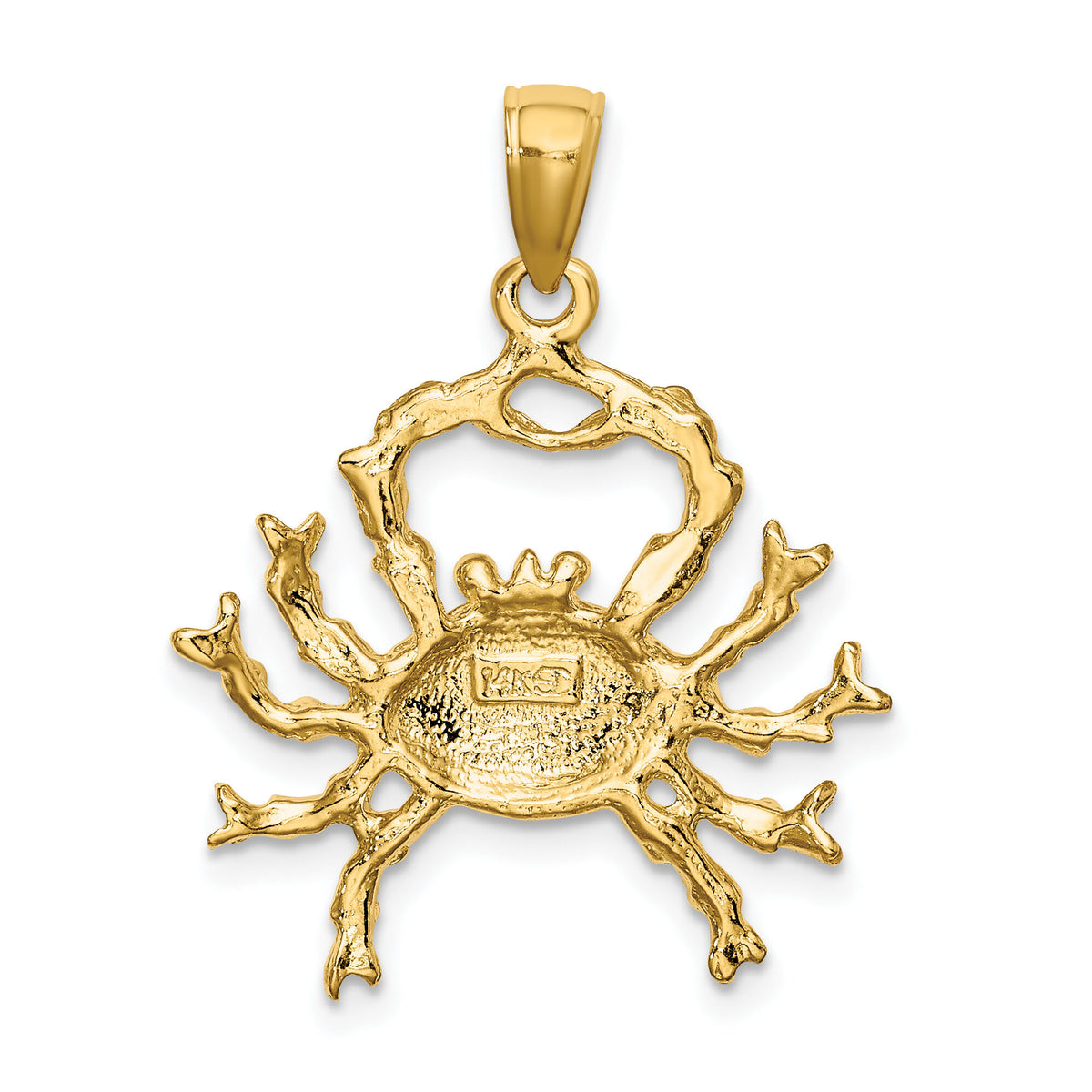14k Large Cancer Zodiac Charm-C3170