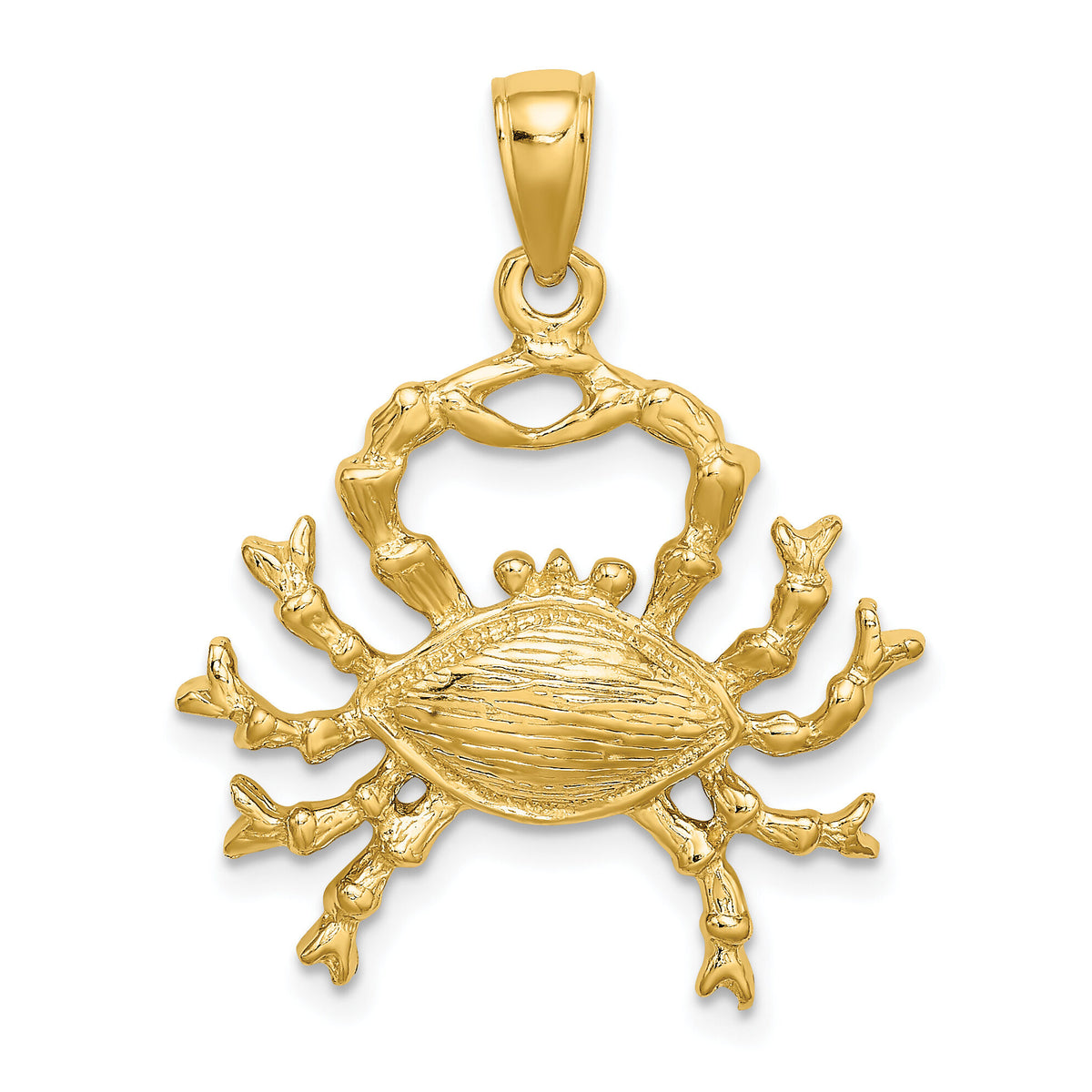 14k Large Cancer Zodiac Charm-C3170