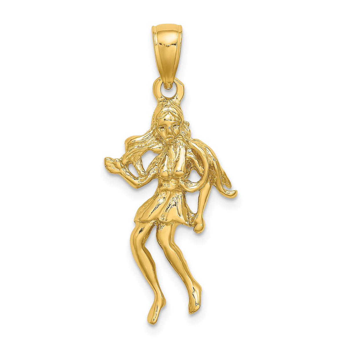 14k Large Virgo Zodiac Charm-C3172