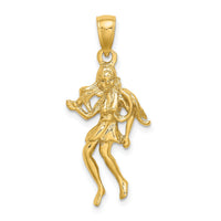 14k Large Virgo Zodiac Charm-C3172