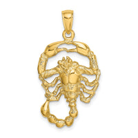 14k Large Scorpio Zodiac Charm-C3174