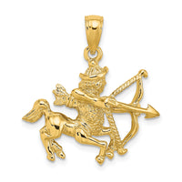 14k Large Sagittarius Zodiac Charm-C3175