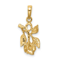 14k Rose Pendant-C3191