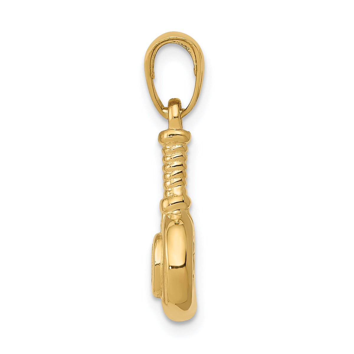 14k 3-D Blow Dryer Pendant-C3206