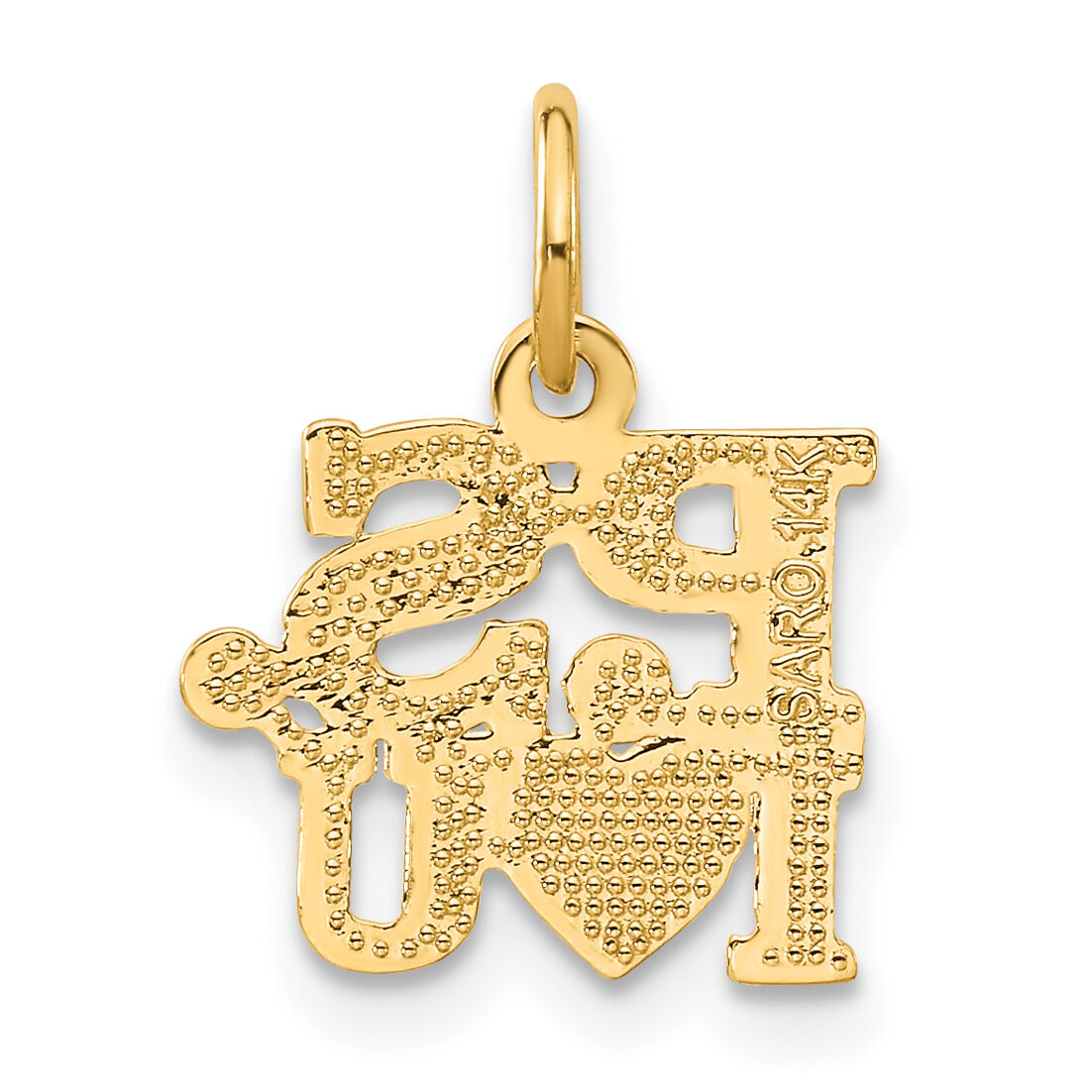 14k P.S. I LOVE YOU Charm-C321