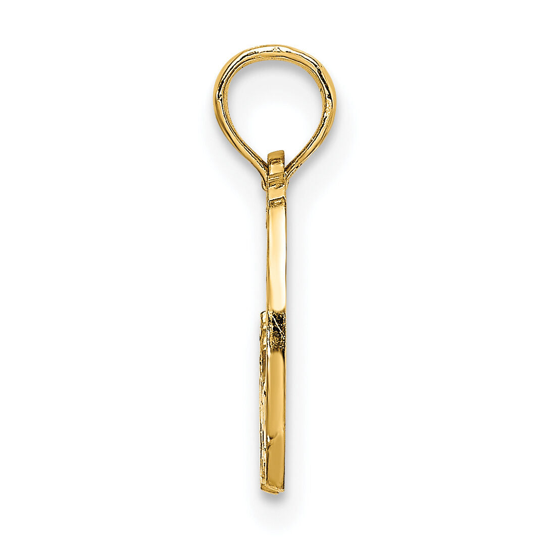 14K CAPE COD Map Charm-C3237