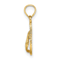 14k 3D CAPTIVA Flip-Flop Charm-C3239
