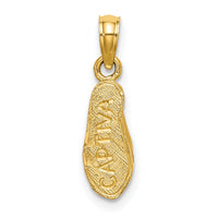 14k 3D CAPTIVA Flip-Flop Charm-C3239