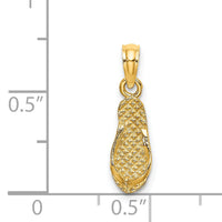 14k 3D CAPTIVA Flip-Flop Charm-C3239