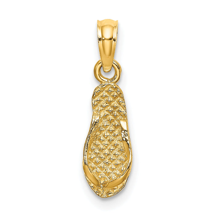 14k 3D CAPTIVA Flip-Flop Charm-C3239