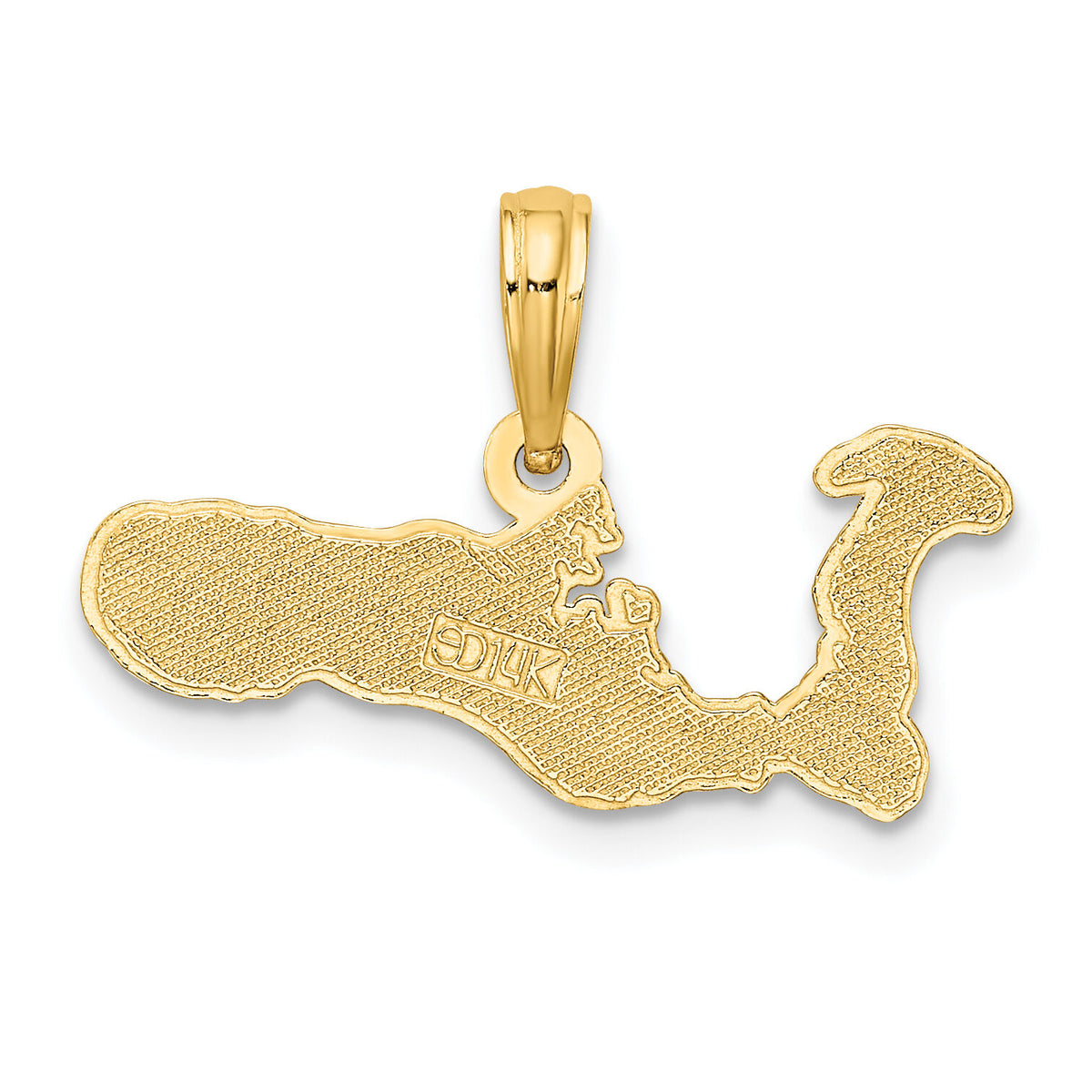 14k GRAND CAYMAN Island Map Charm-C3246