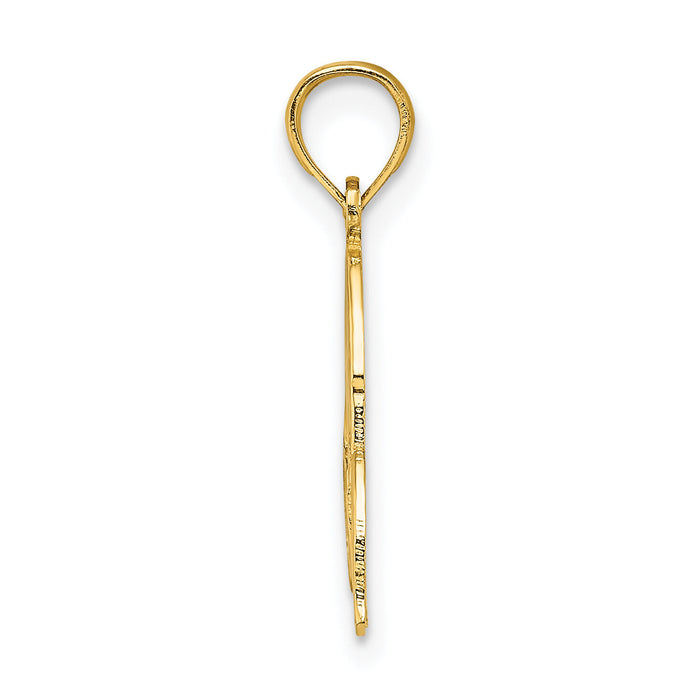 14k ALOHA Palm Tree Charm-C3249