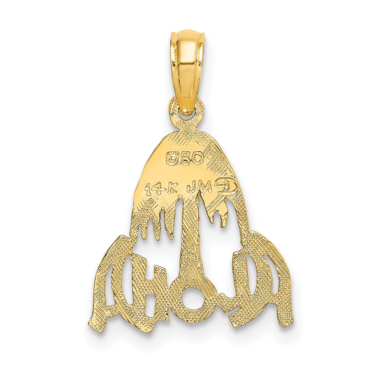 14k ALOHA Palm Tree Charm-C3249